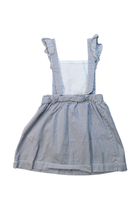 A Grey Overall Dresses from Jacadi in size 4T for girl. (Back View)