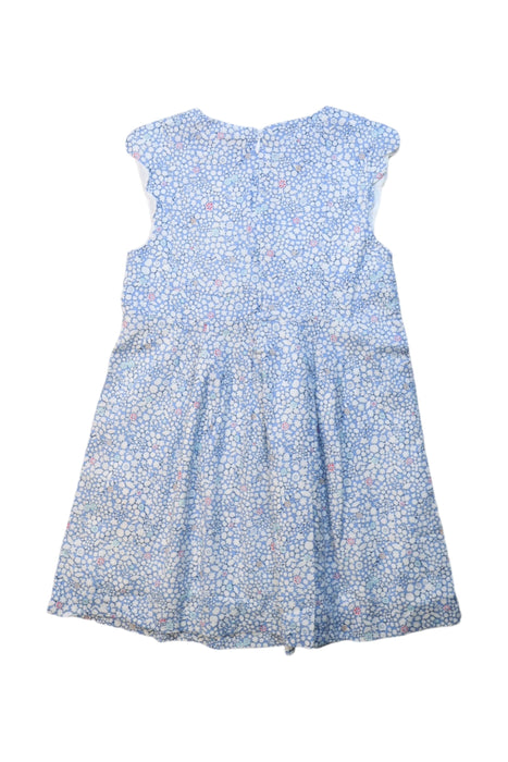 A Multicolour Sleeveless Dresses from Jacadi in size 5T for girl. (Back View)