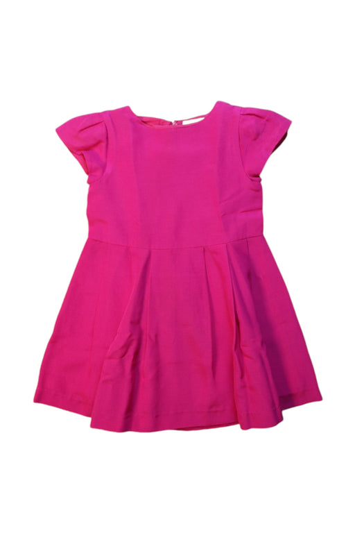 A Pink Short Sleeve Dresses from Jacadi in size 4T for girl. (Front View)