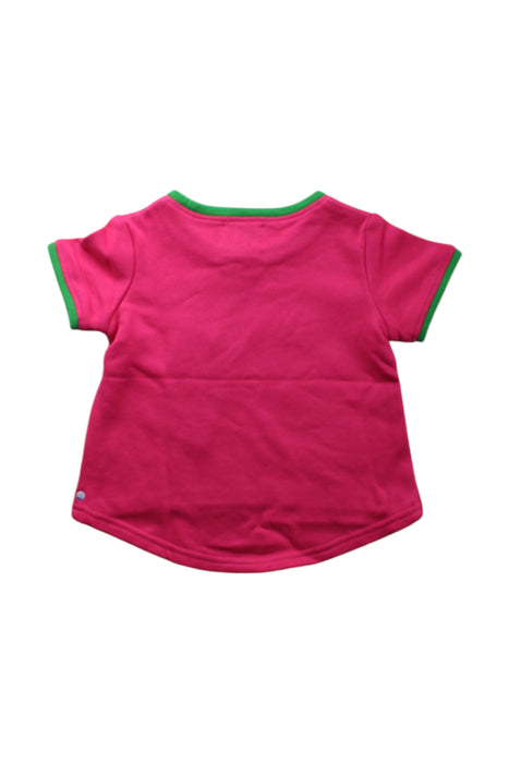 A Pink Short Sleeve T Shirts from Opening Ceremony x A For Apple  in size 6-12M for girl. (Back View)