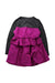 A Purple Long Sleeve Dresses from A for Apple in size 2T for girl. (Back View)