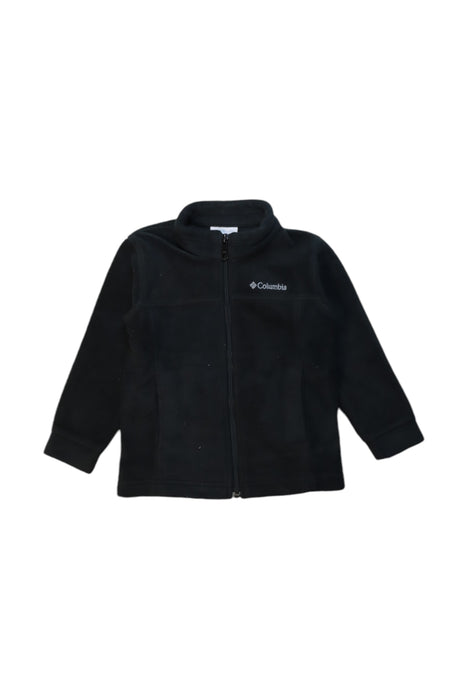 A Black Lightweight Jackets from Columbia in size 4T for neutral. (Front View)