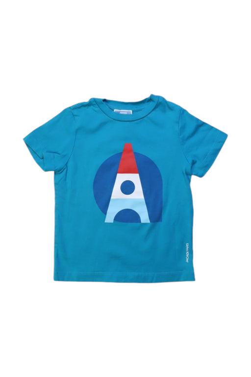 A Multicolour Short Sleeve T Shirts from Jacadi in size 4T for boy. (Front View)