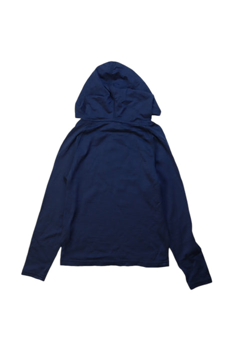 A Navy Hooded Sweatshirts from Macpac in size 4T for boy. (Back View)
