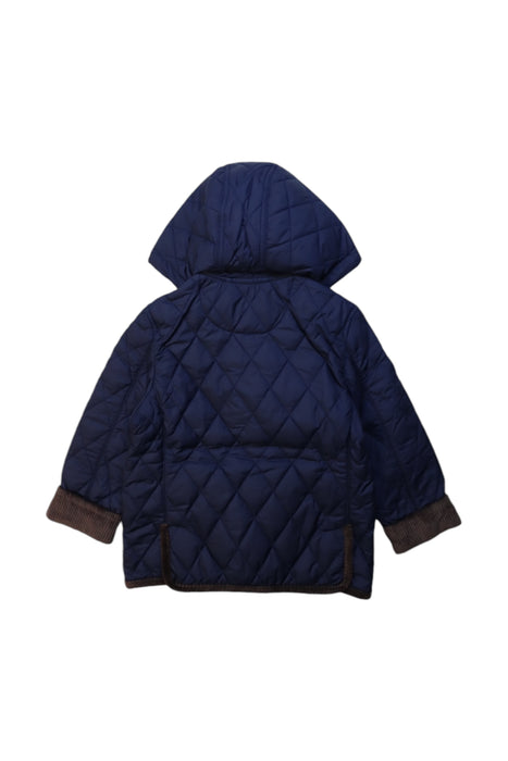 A Navy Puffer/Quilted Jackets from Polo Ralph Lauren in size 4T for neutral. (Back View)