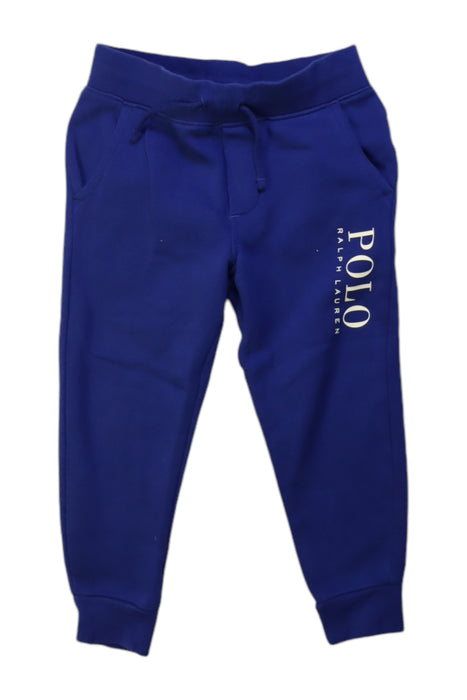 A Blue Sweatpants from Polo Ralph Lauren in size 3T for boy. (Front View)