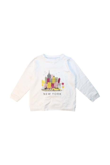 A Multicolour Sweatshirts from Chateau de Sable in size 6T for girl. (Front View)