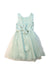 A Teal Sleeveless Dresses from Vertbaudet in size 6T for girl. (Back View)