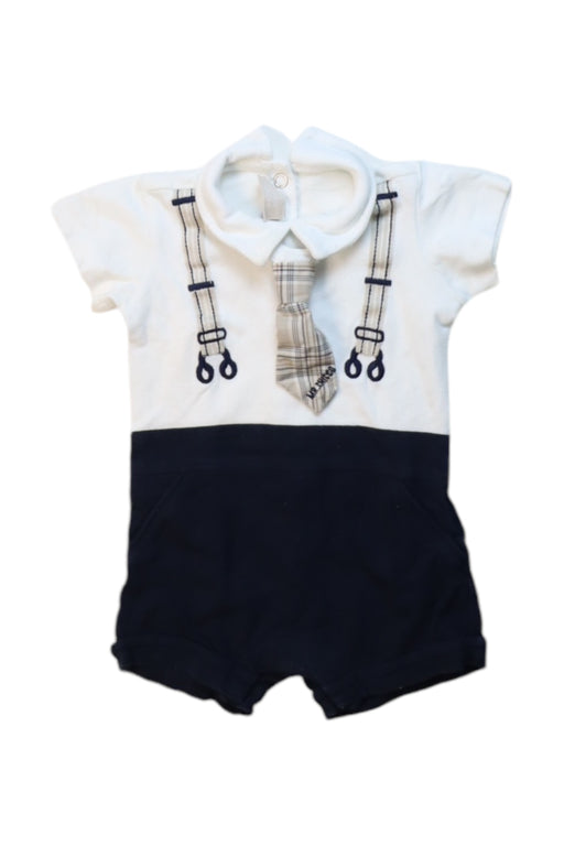 A Multicolour Short Sleeve Rompers from Chicco in size 0-3M for boy. (Front View)