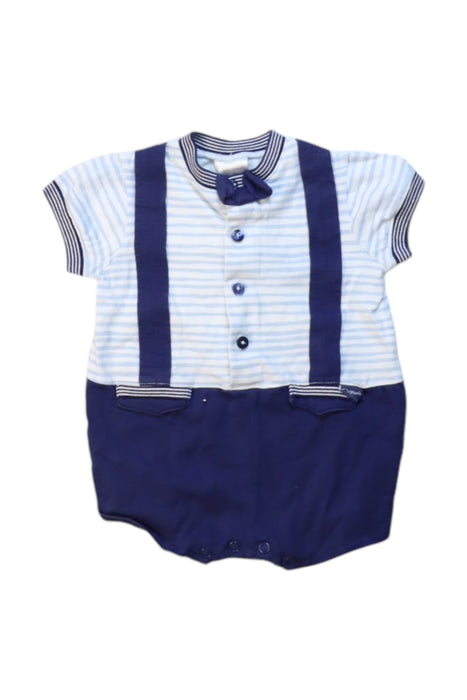 A Multicolour Short Sleeve Rompers from Tutto Piccolo in size 0-3M for boy. (Front View)