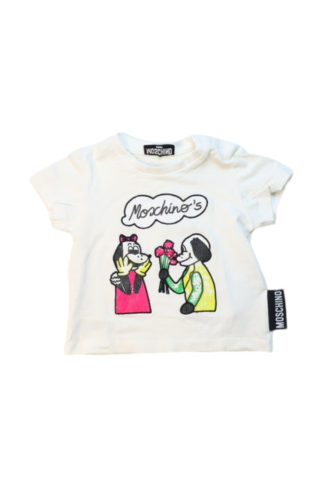 A Multicolour Short Sleeve T Shirts from Moschino in size 6-12M for neutral. (Front View)