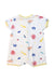 A Multicolour Short Sleeve Rompers from Petit Bateau in size 0-3M for boy. (Back View)