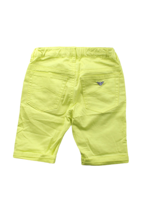 A Green Shorts from Armani in size 2T for boy. (Back View)