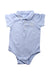 A Blue Short Sleeve Bodysuits from Jacadi in size 12-18M for boy. (Front View)