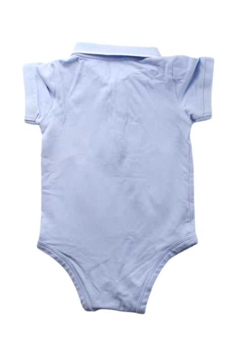 A Blue Short Sleeve Bodysuits from Jacadi in size 12-18M for boy. (Back View)