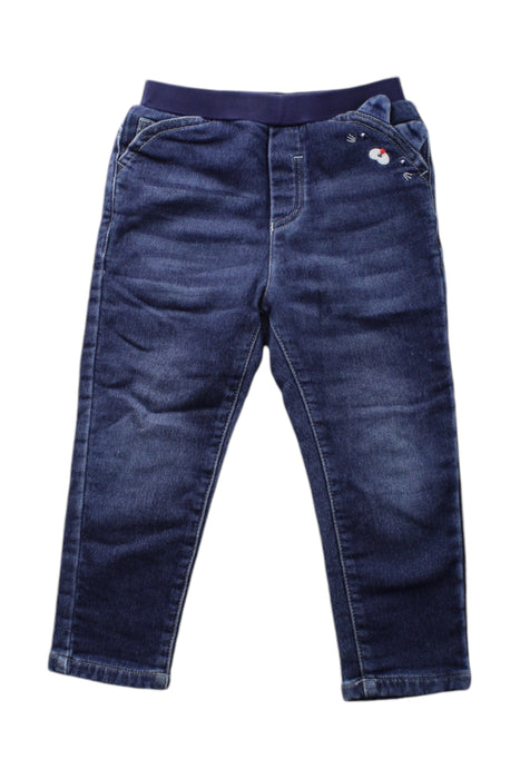 A Blue Jeans from Momonittu in size 2T for boy. (Front View)