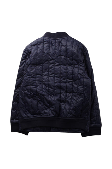 A Purple Puffer/Quilted Jackets from Polo Ralph Lauren in size 5T for boy. (Back View)