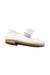 A White Flats from Jacadi in size 18-24M for girl. (Front View)