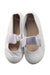 A White Flats from Jacadi in size 18-24M for girl. (Back View)