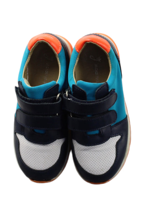 A Blue Sneakers from Jacadi in size 5T for boy. (Back View)