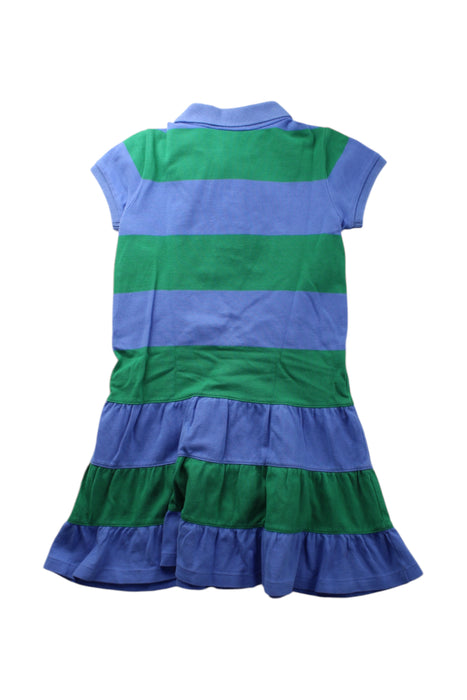 A Blue Short Sleeve Dresses from Ralph Lauren in size 6T for girl. (Back View)