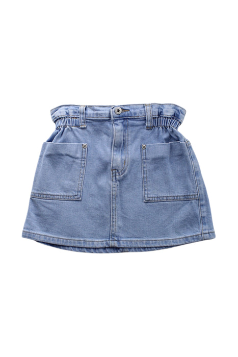 A Blue Short Skirts from Seed in size 7Y for girl. (Front View)