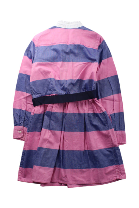 A Pink Long Sleeve Dresses from Polo Ralph Lauren in size 6T for girl. (Back View)