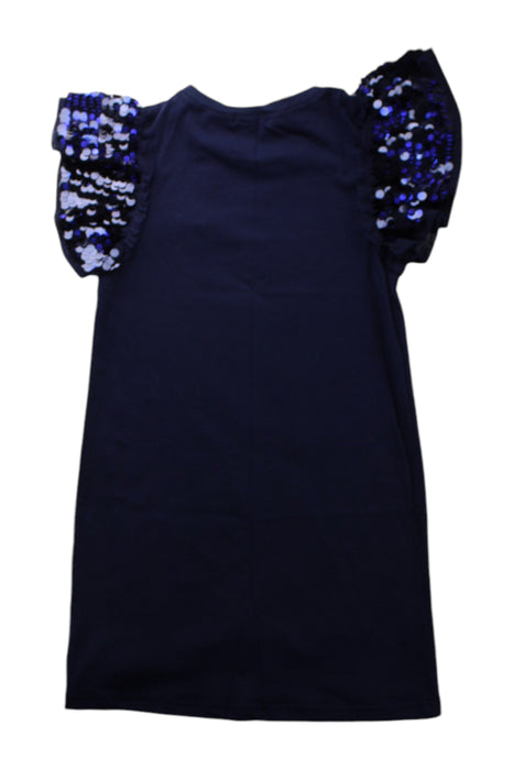 A Blue Short Sleeve Dresses from Angel's Face in size 6T for girl. (Back View)