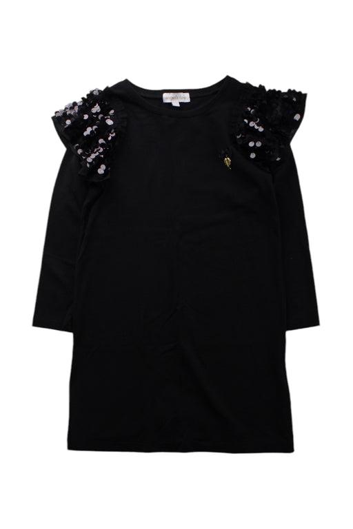 A Black Long Sleeve Dresses from Angel's Face in size 6T for girl. (Front View)