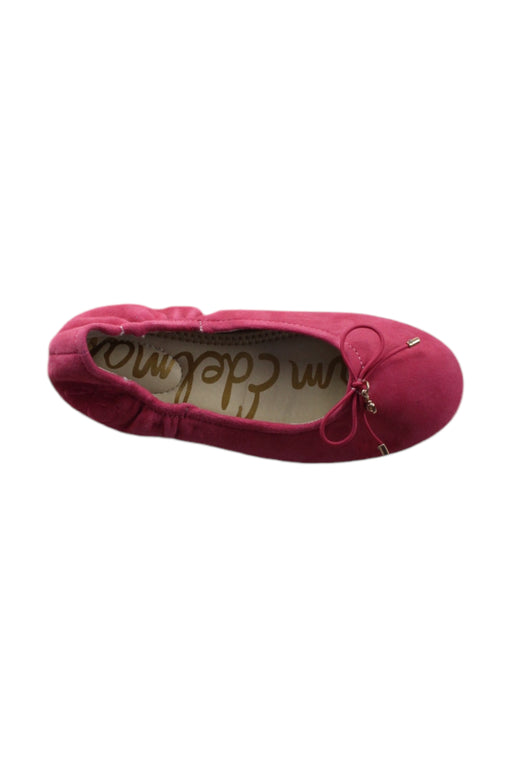 A Pink Flats from Sam Edelman in size 7Y for girl. (Front View)