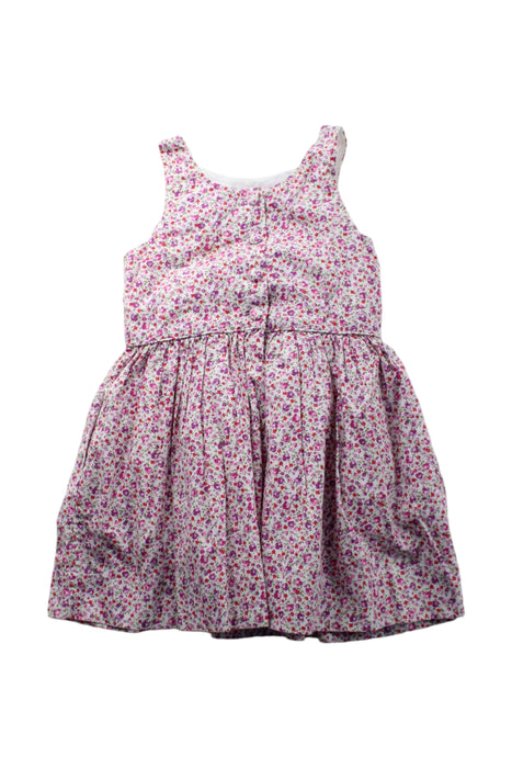 A Purple Sleeveless Dresses from Polo Ralph Lauren in size 3T for girl. (Back View)