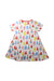 A White Short Sleeve Dresses from Boden in size 5T for girl. (Back View)