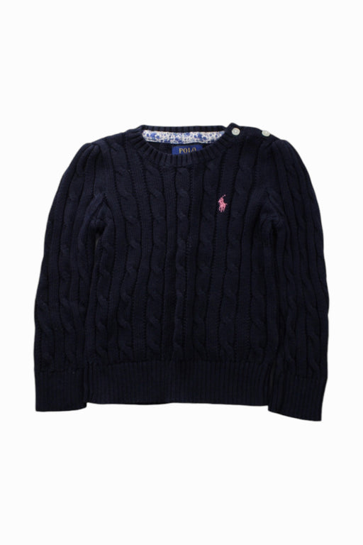 A Purple Knit Sweaters from Polo Ralph Lauren in size 2T for boy. (Front View)