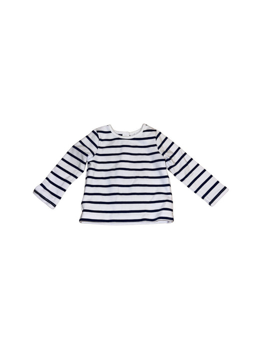 A White Long Sleeve T Shirts from The Little White Company in size 3-6M for neutral. (Front View)