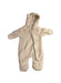 A Beige Long Sleeve Jumpsuits from Hanna Andersson in size 6-12M for neutral. (Front View)