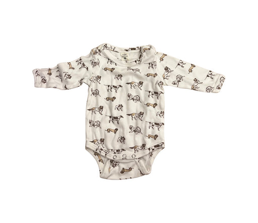 A White Long Sleeve Bodysuits from Kate Quinn in size 3-6M for neutral. (Front View)