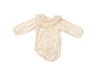 A Pink Long Sleeve Bodysuits from Dior in size 3-6M for girl. (Front View)