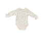 A Grey Long Sleeve Bodysuits from Mori in size 0-3M for neutral. (Back View)