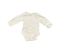 A Ivory Long Sleeve Bodysuits from Mori in size 0-3M for neutral. (Back View)