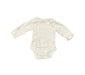 A Ivory Long Sleeve Bodysuits from Mori in size 0-3M for neutral. (Back View)