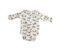 A White Long Sleeve Bodysuits from Kate Quinn in size 3-6M for neutral. (Back View)