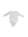 A White Long Sleeve Bodysuits from Mori in size 6-12M for neutral. (Back View)