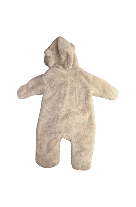 A Beige Long Sleeve Jumpsuits from Hanna Andersson in size 6-12M for neutral. (Back View)