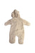 A Beige Long Sleeve Jumpsuits from Hanna Andersson in size 6-12M for neutral. (Back View)