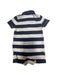 A Blue Short Sleeve Rompers from Ralph Lauren in size 6-12M for boy. (Back View)