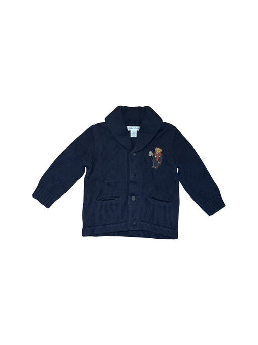 A Navy Cardigans from Ralph Lauren in size 12-18M for boy. (Front View)