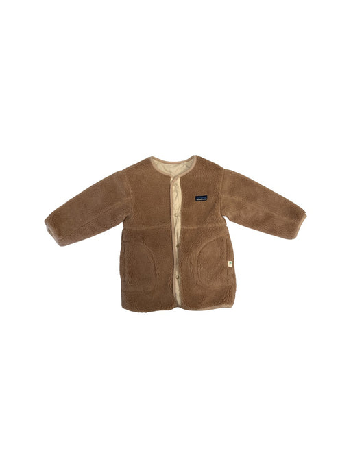 A Brown Lightweight Jackets from BEAMS in size 3T for neutral. (Front View)