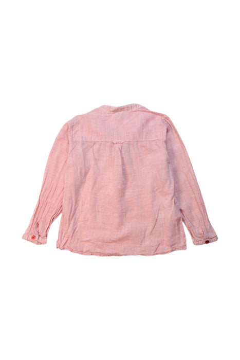 A Pink Long Sleeve Tops from CdeC in size 4T for girl. (Back View)