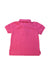 A Pink Short Sleeve Polos from Polo Ralph Lauren in size 3T for girl. (Back View)