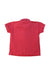 A Red Short Sleeve Polos from Gocco in size 3T for boy. (Back View)